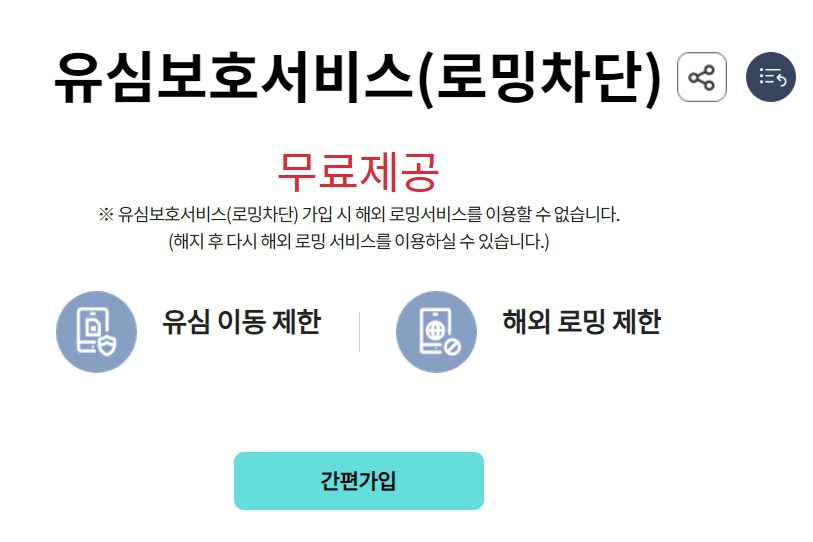 KT 유심보호서비스 가입 방법과 해지 시 주의사항 총정리